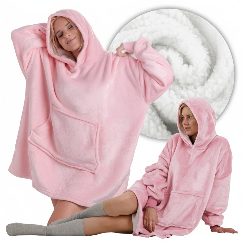 Kocobluza z kapturem oversize z Zolta